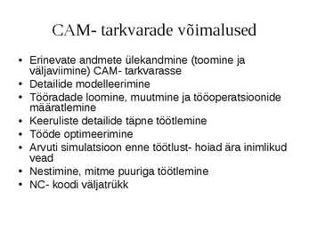 Puidutöötlemise tehnoloogia CNC pinkidel #18