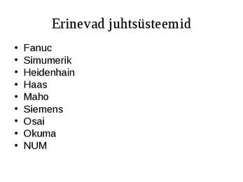 Puidutöötlemise tehnoloogia CNC pinkidel #45