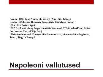 NAPOLEONI VÕIM #6