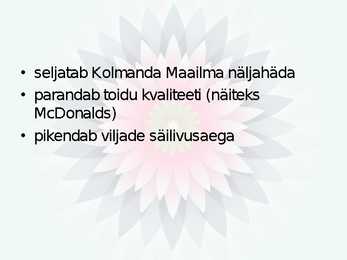 Geneetiliselt muundatud organismid ehk GMO #18