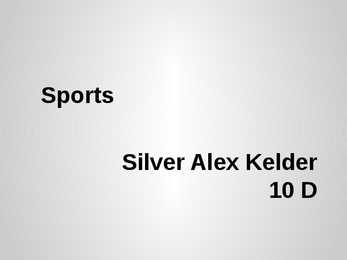 Spordist ettekanne inglise keeles