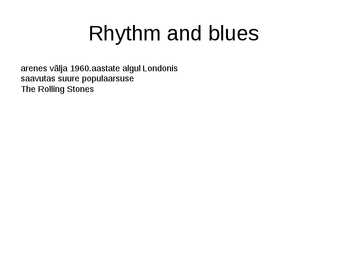 Briti 60ndate rockmuusika #6