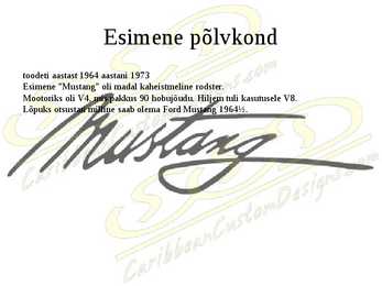 MUSTANG #3
