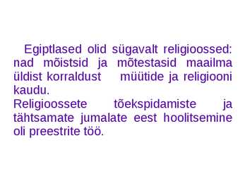 Egiptuse religioon #2