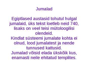 Egiptuse religioon #4