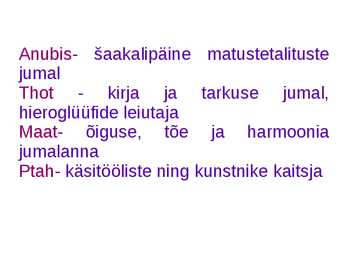 Egiptuse religioon #9