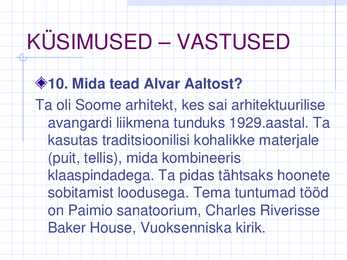 ARHITEKTUUR PÄAST II MAAILMASÕDA - INTERNATSIONAALNE STIIL #19