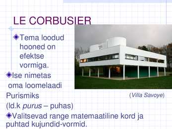 ARHITEKTUUR PÄAST II MAAILMASÕDA - INTERNATSIONAALNE STIIL #10