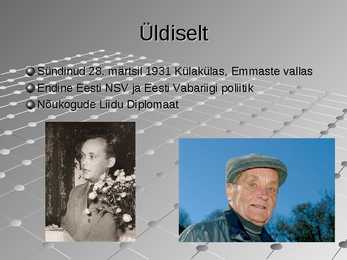 Vaino Väljas - esitlus #2
