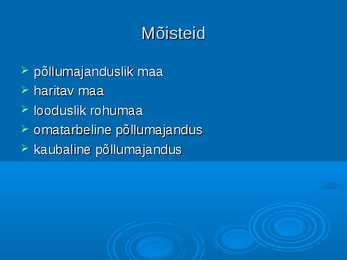 Pollumajandus #2