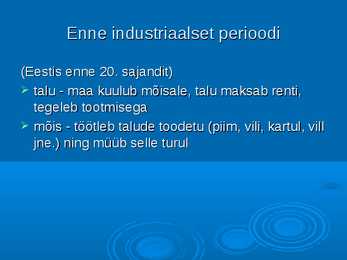 Pollumajandus #7