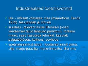 Pollumajandus #8