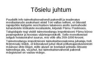 Taimekaitseseadus #11