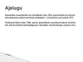 GMO - poolt ja vastu #4