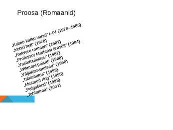 Jaan Krossi elulugu #3