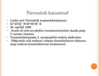 Tšernoboli katastroof #2