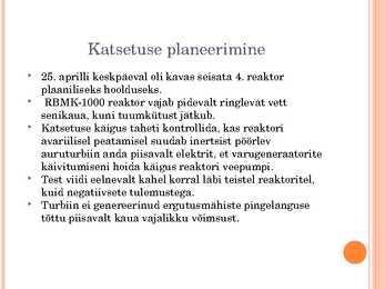 Tšernoboli katastroof #4