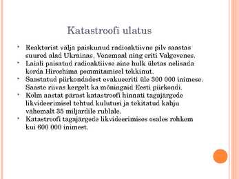 Tšernoboli katastroof #9