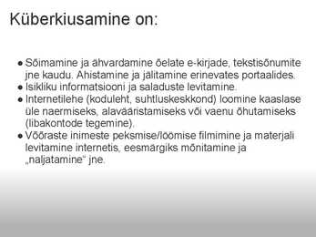 Küberkiusamine #2