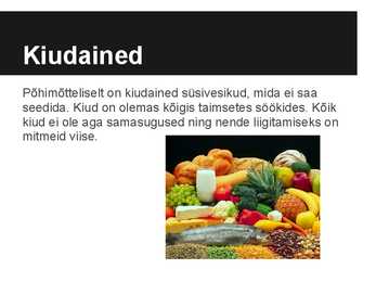 Kiudained ja nende tähtsus #2