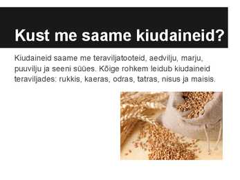 Kiudained ja nende tähtsus #4