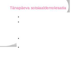 Sotsiaaldemokraatia #7