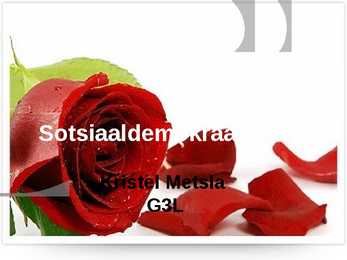 Sotsiaaldemokraatia