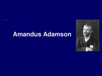 Amandus Adamsoni elulugu