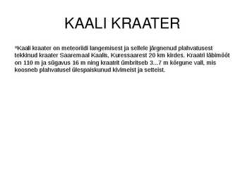 Eesti vaatamisväärsused ppt esitlus #16