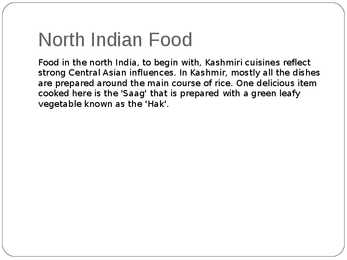 Indian foods- India toidud-ppt esitlus #3