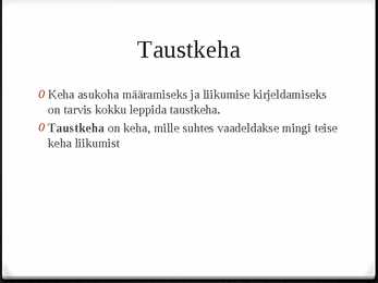 Taustsüsteem #3