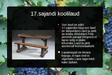 Koolilaudade taustauuring #3