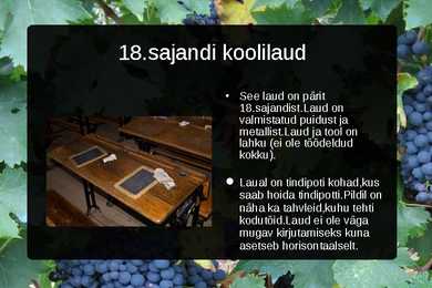 Koolilaudade taustauuring #4
