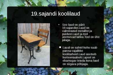 Koolilaudade taustauuring #5