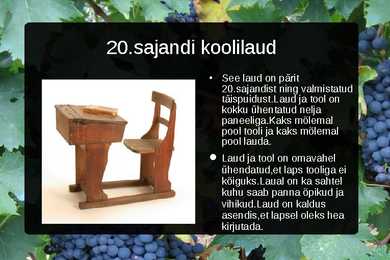 Koolilaudade taustauuring #6