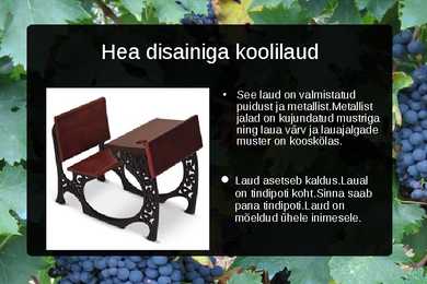 Koolilaudade taustauuring #10
