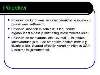 Põlevkivi #2