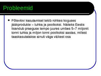 Põlevkivi #11