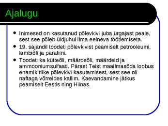 Põlevkivi #7