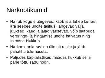 Narkootikumid- #8