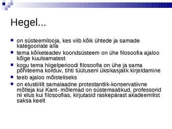 Hegel #13