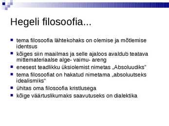 Hegel #7