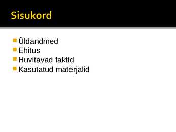 Merkuuri esitlus #2
