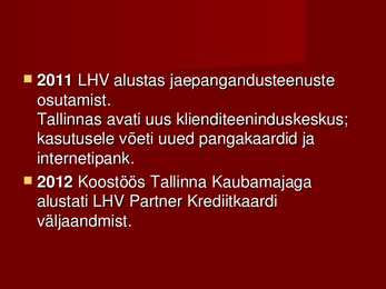 LHV Panga esitlus #9