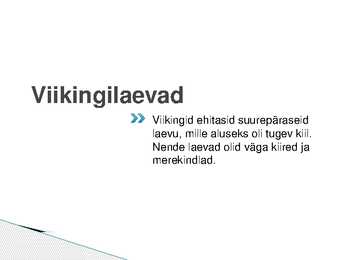 Viikingite esitlus #6
