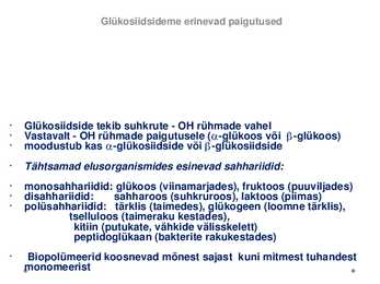 Sahhariidid ja nendega seonduv #7