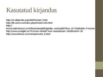 Richard Johannes Roht #15