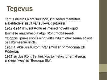 Richard Johannes Roht #5