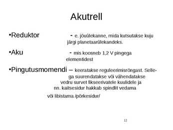 Elektritrell #12