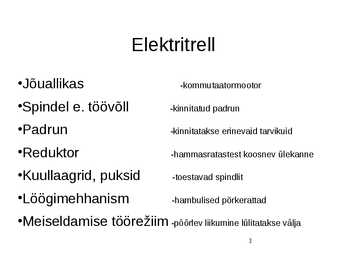 Elektritrell #3